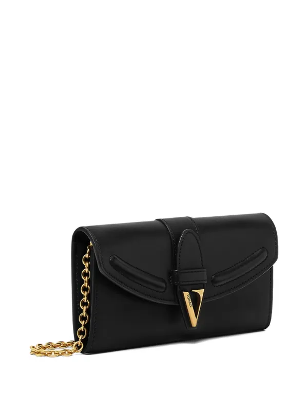 Versace V-logo Chain Clutch Bag Black FARFETCH IN - Main Image