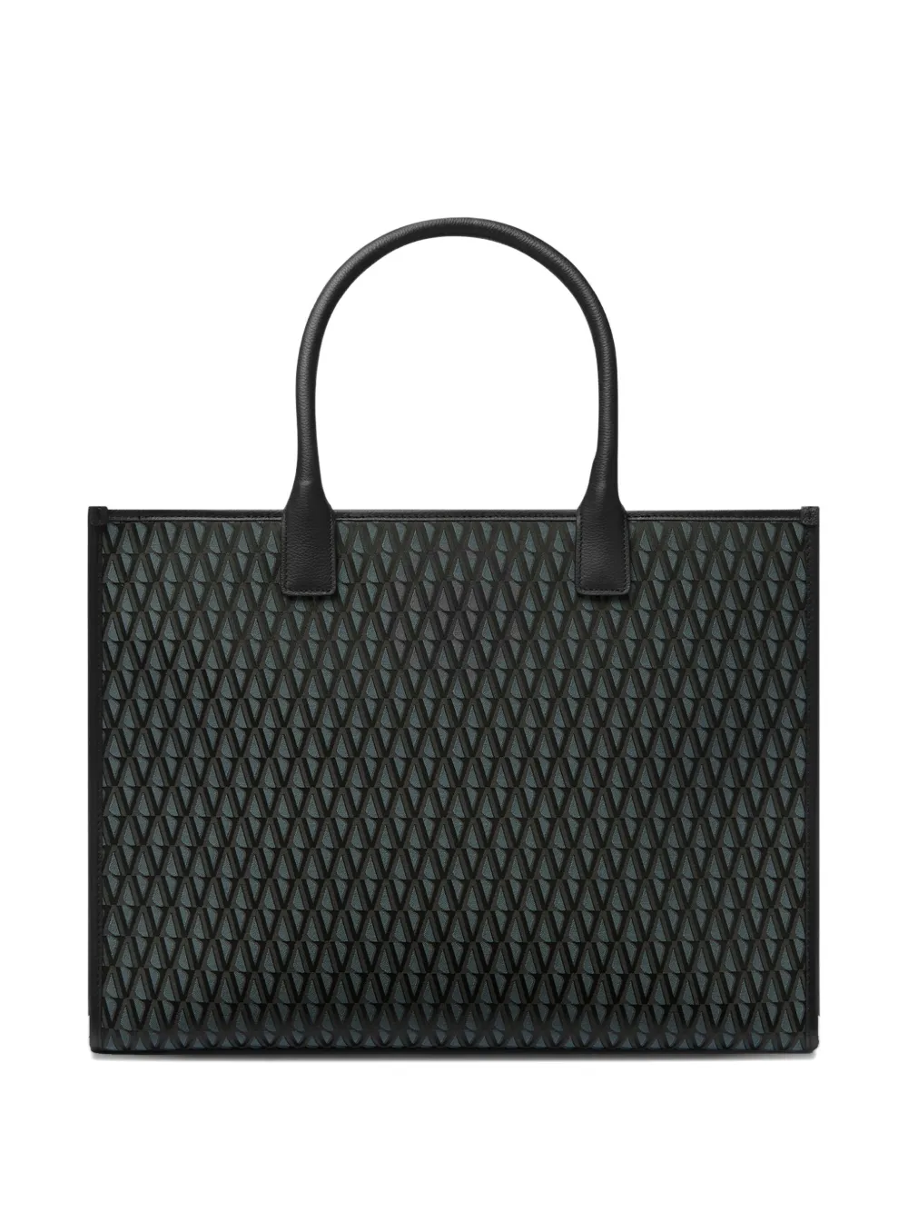 Versace Shopper met monogram - Zwart