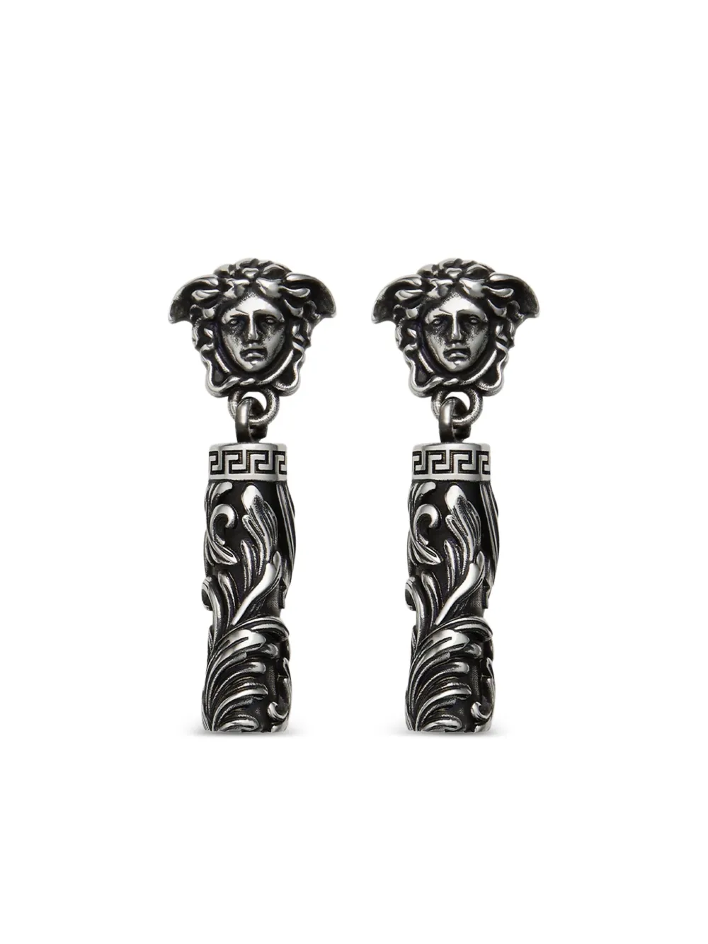 Versace medusa-head column earrings | Silver | Image 1