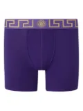 Versace greek-key waistband boxers - Purple