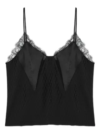 Versace サテン キャミソール | ブラック | FARFETCH JP