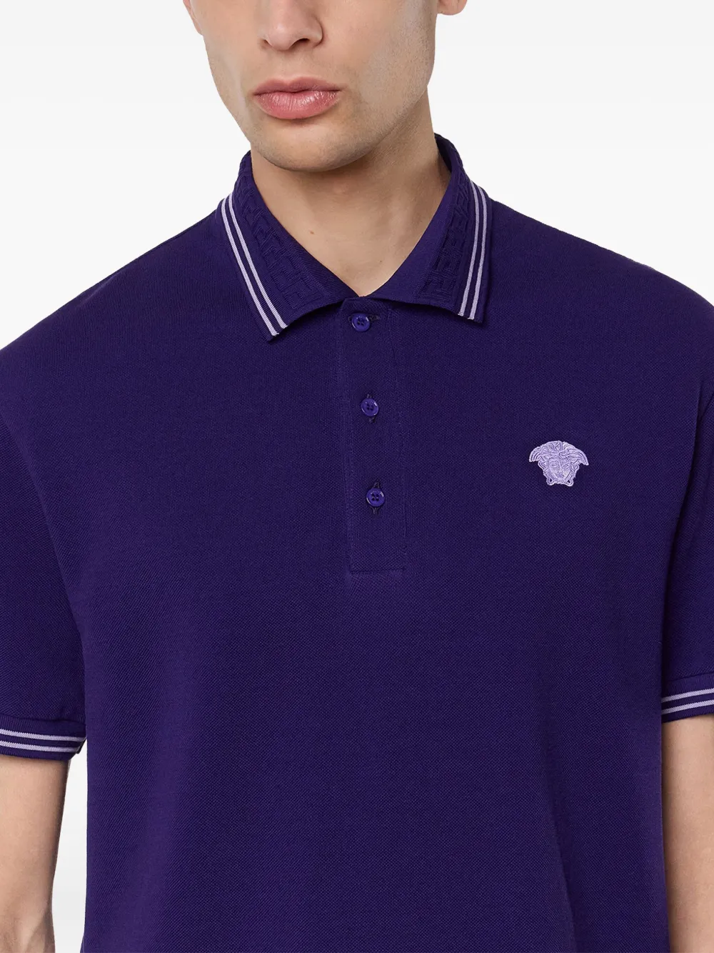 Versace Poloshirt Blauw