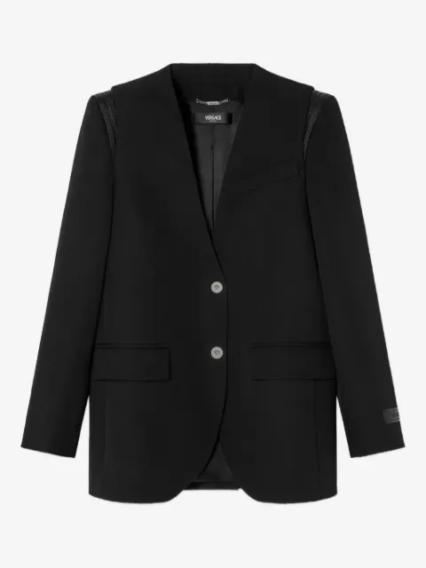 Versace veste à détails d'épaules