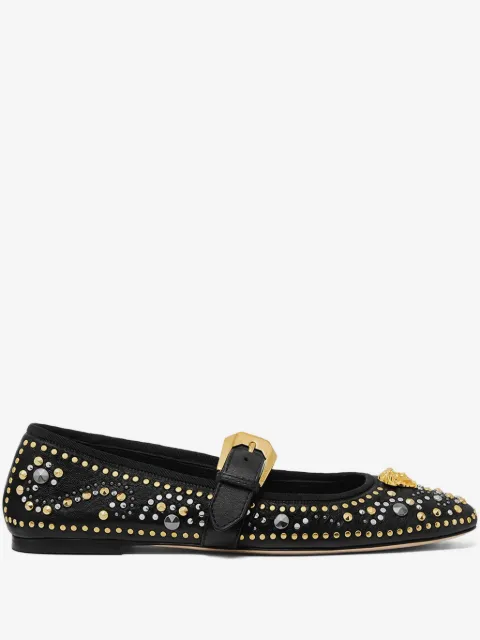 Versace La Medusa ballet flats