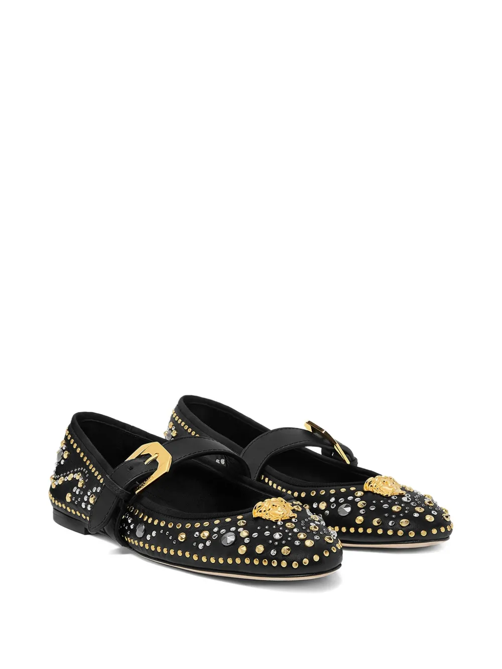 Versace Flat shoes Black