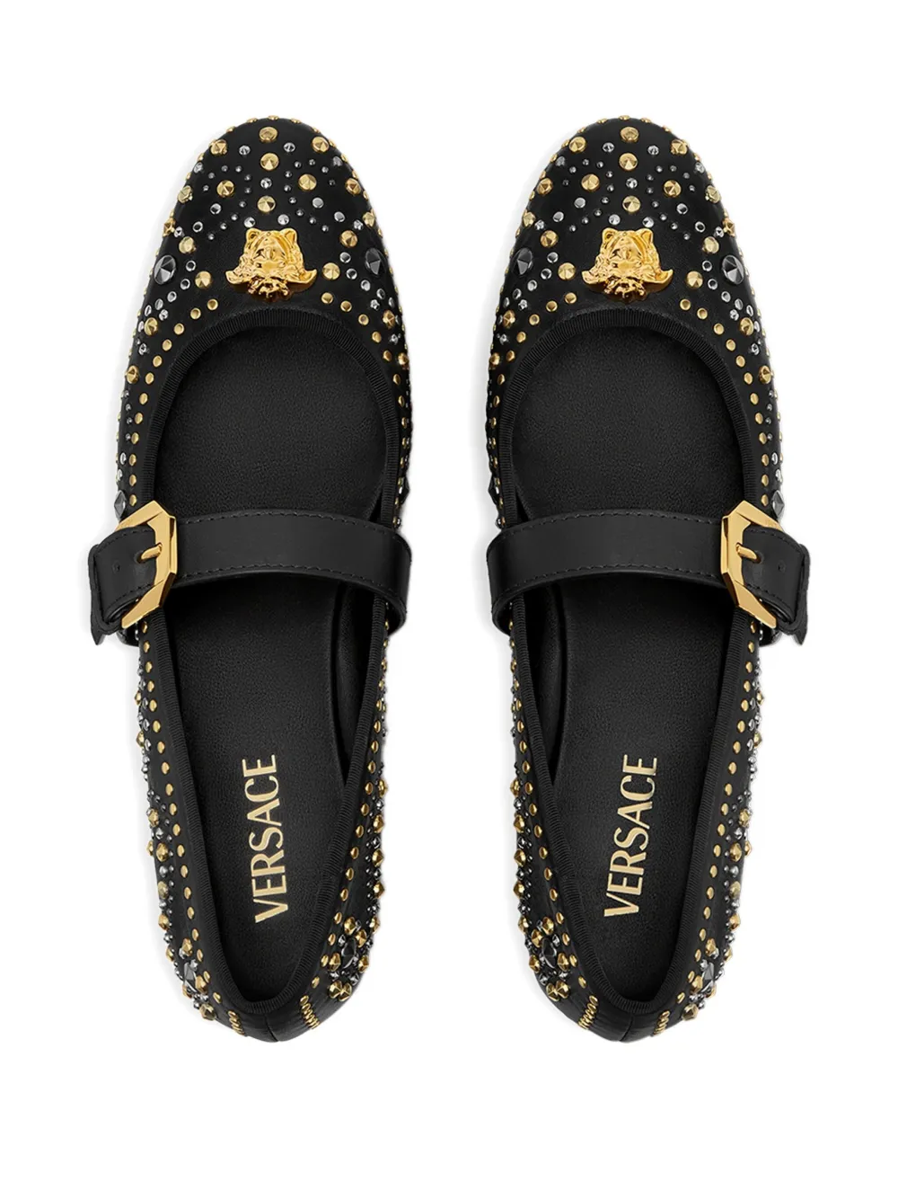 Versace Flat shoes Black