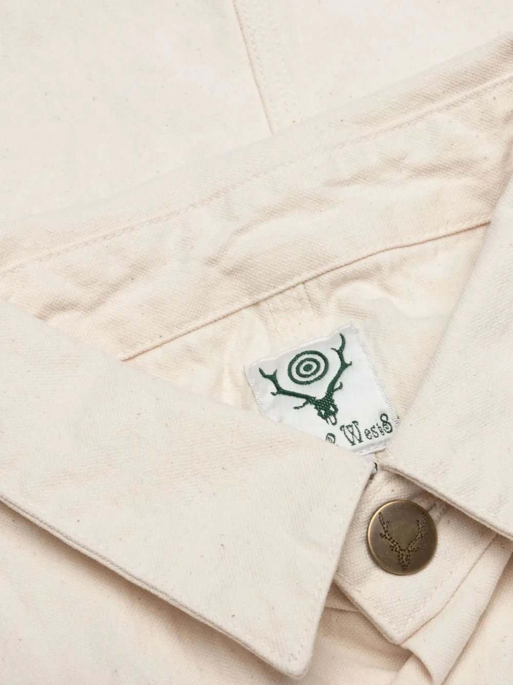 SOUTH2 WEST8 patch-pocket shirt jacket Beige