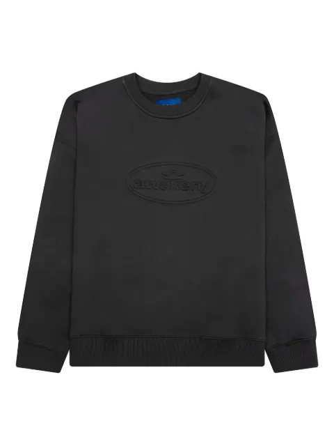 Awake NY embossed-logo crew-neck sweatshirt