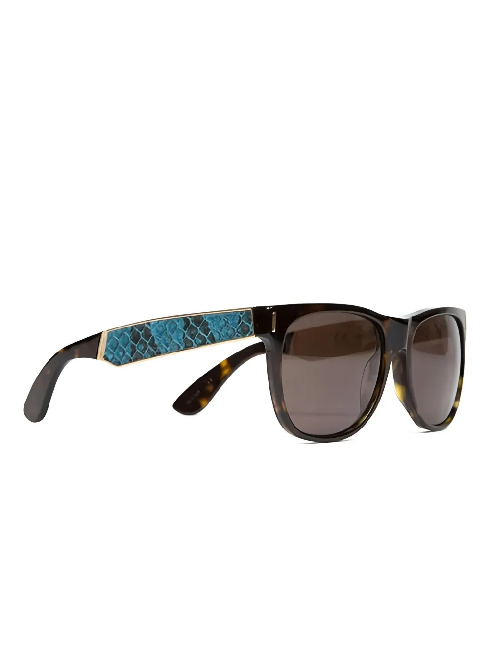 Retrosuperfuture snakeskin-detail square sunglasses Bruin