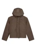 RHUDE logo puffer jacket - Brown
