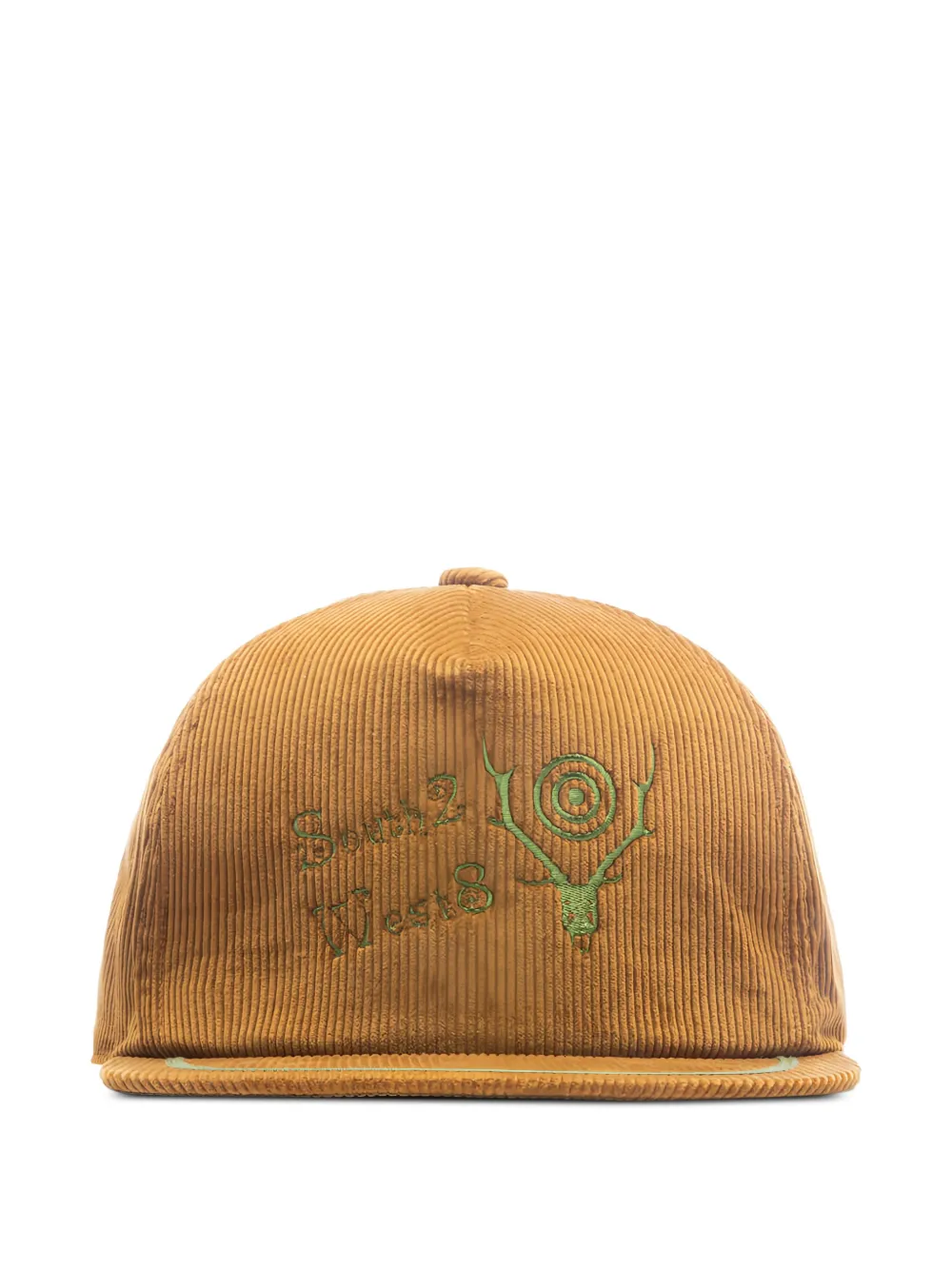 South2 West8 Embroidered Trucker Cap In Brown