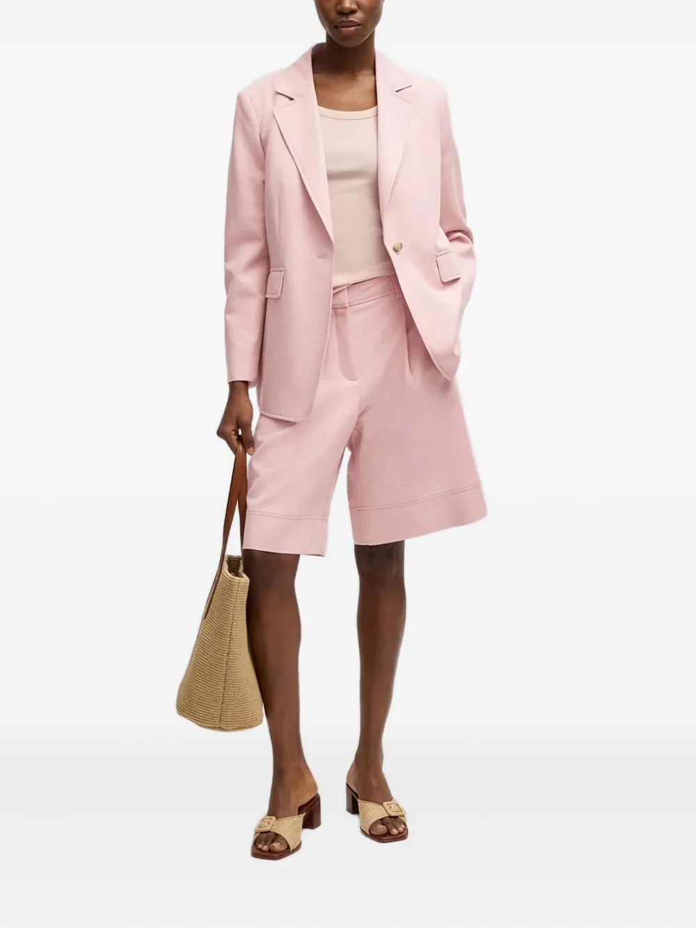 BOSS Formele shorts - Roze