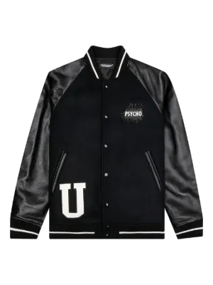 1017 ALYX 9SM logo-print Varsity Jacket | Black | FARFETCH