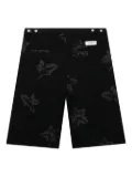 Honor The Gift floral-print buttoned shorts - Black