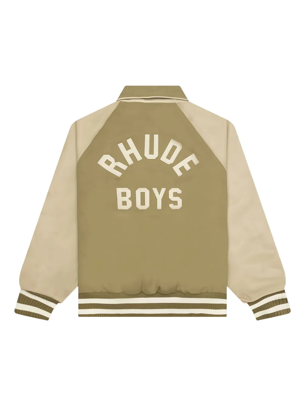 RHUDE Bomberjack met logo-applicatie Groen