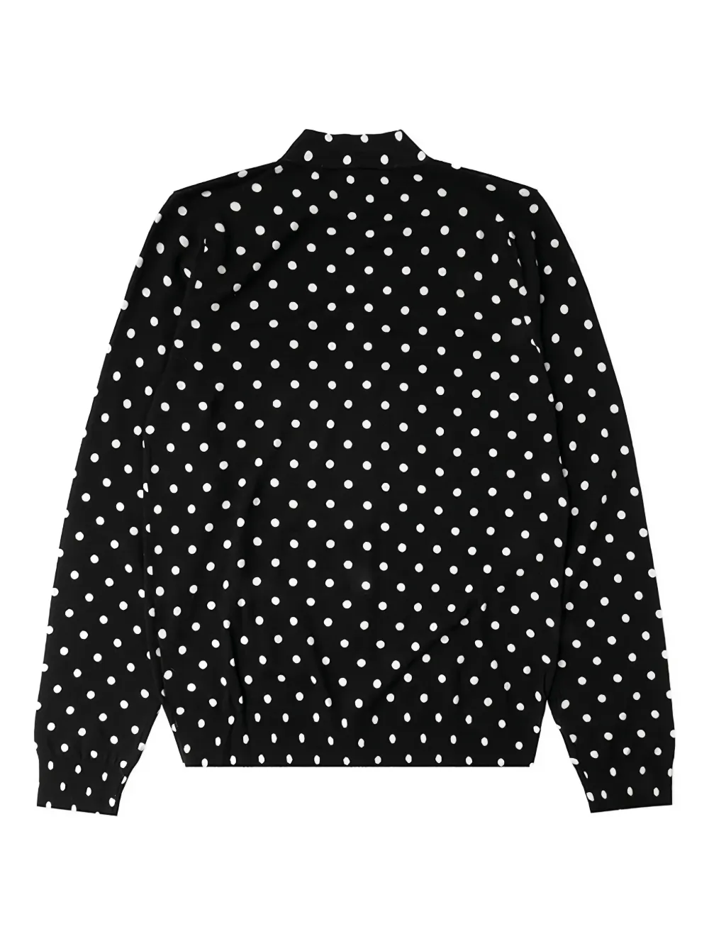 Comme Des Garçons Play Vest met stippen en hartpatch Zwart