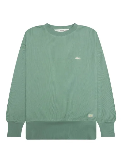 Advisory Board Crystals waffle crew-neck sweatshirt