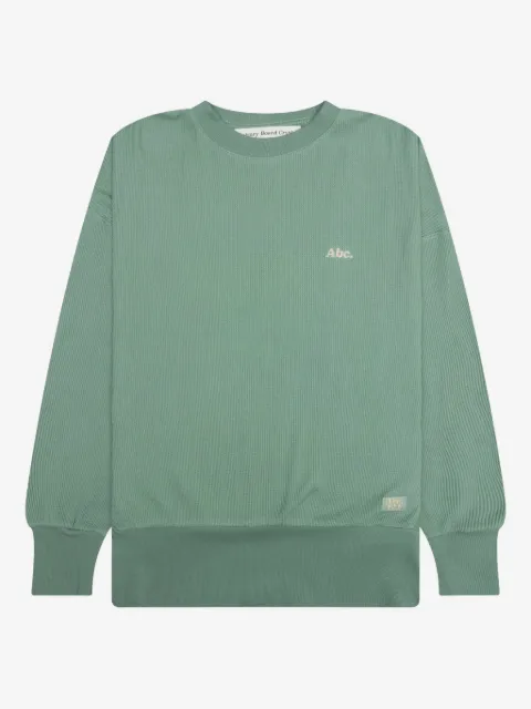 Advisory Board Crystals waffle crew-neck sweatshirt