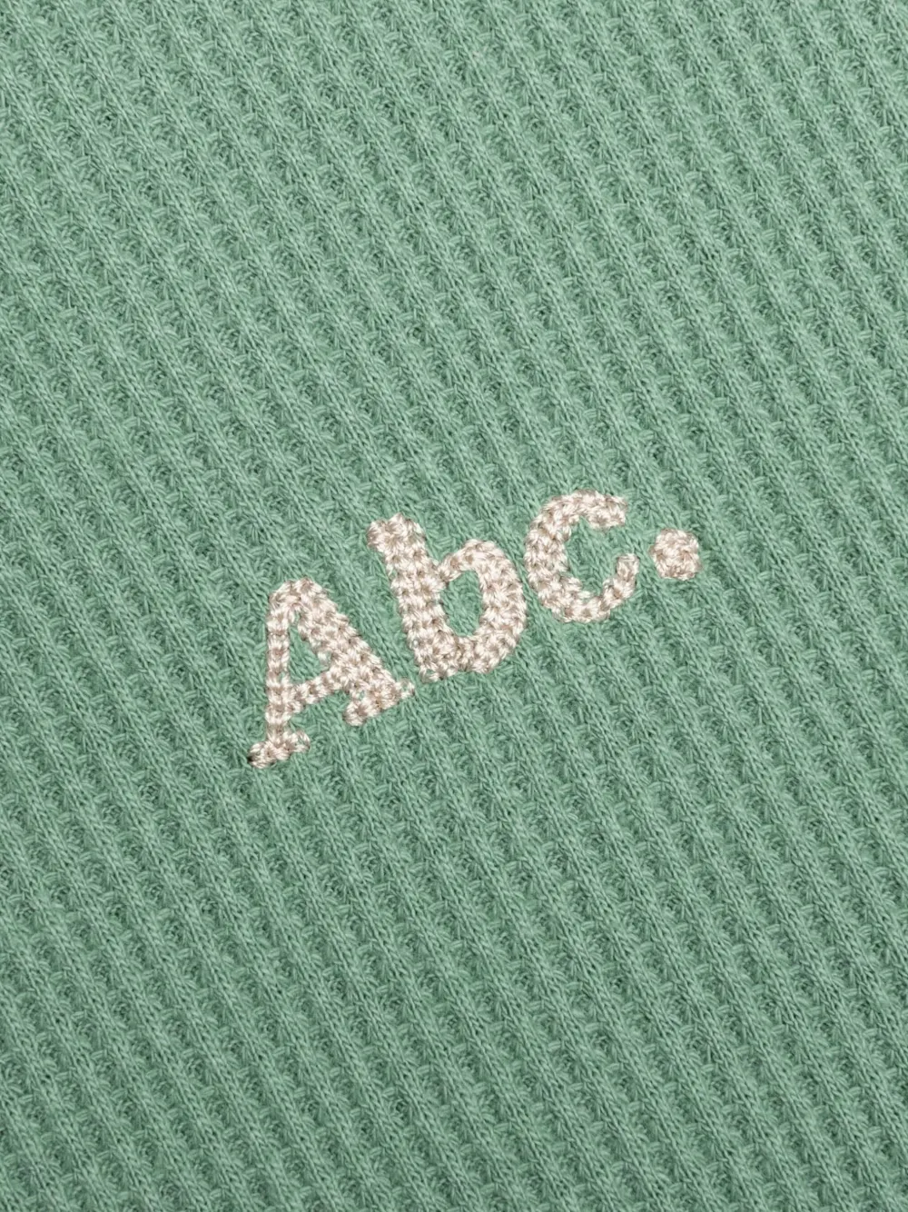 Advisory Board Crystals Sweater met wafelpatroon en ronde hals Groen