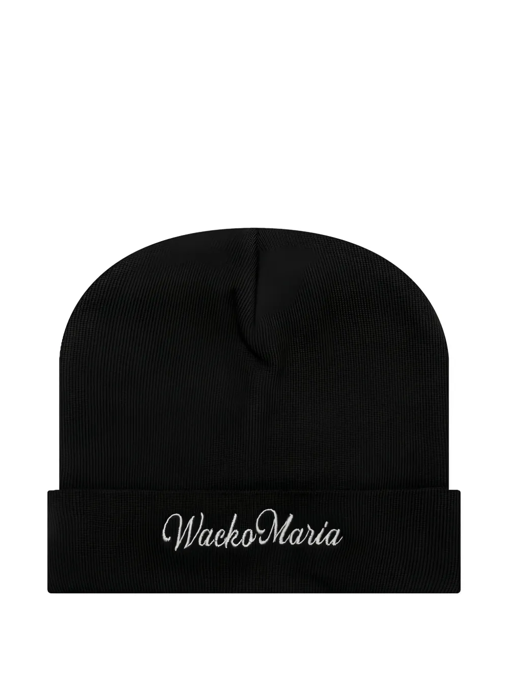 WACKO MARIA embroidered beanie | Black | Image 1