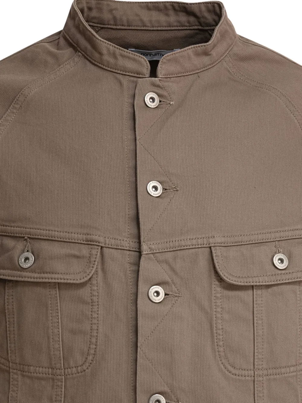 Nonnative Beige Boxy-fit Cotton Jacket In Gray