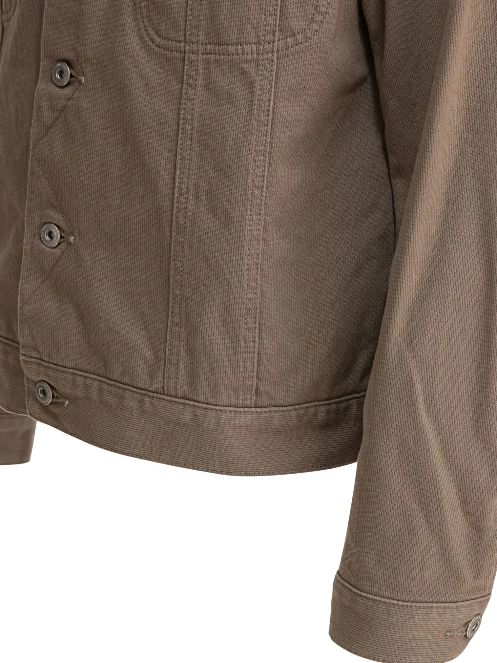 Nonnative Beige Boxy-fit Cotton Jacket In Gray