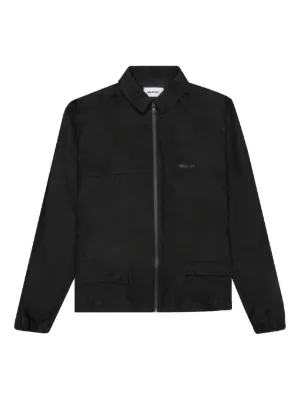 Courrèges zip-up Shirt Jacket | Black | FARFETCH CA