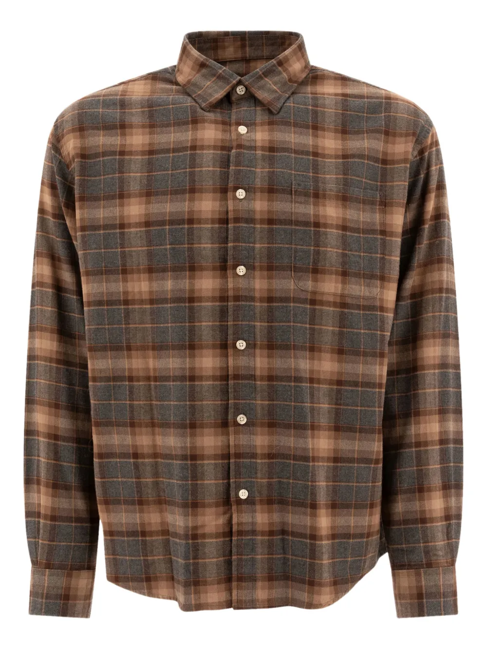check-pattern shirt