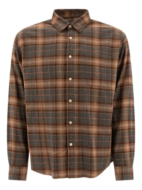 NN07 check-pattern shirt