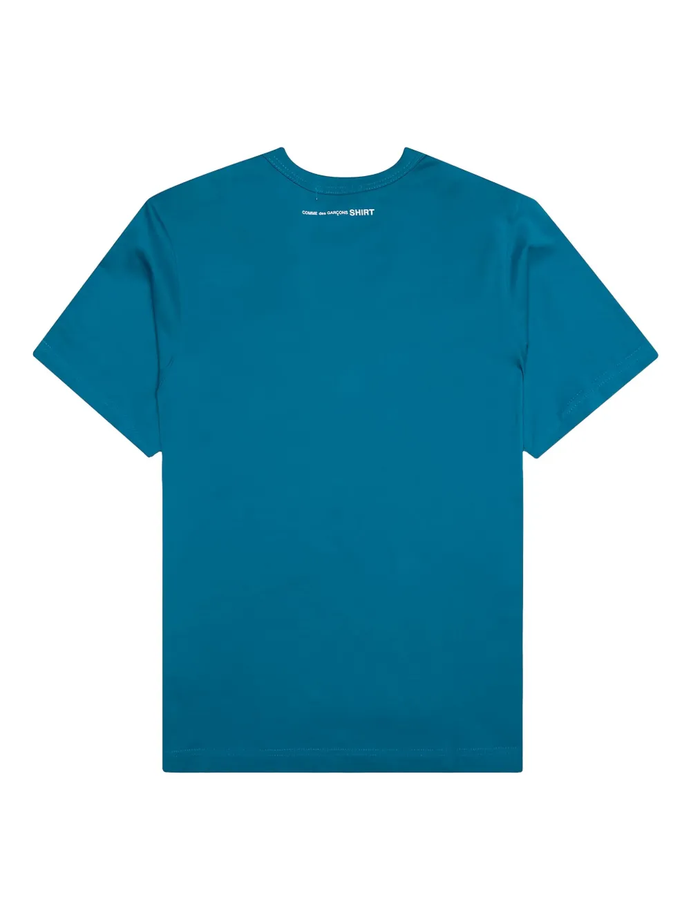 Comme Des Garçons Shirt T-shirt met logoprint - Blauw