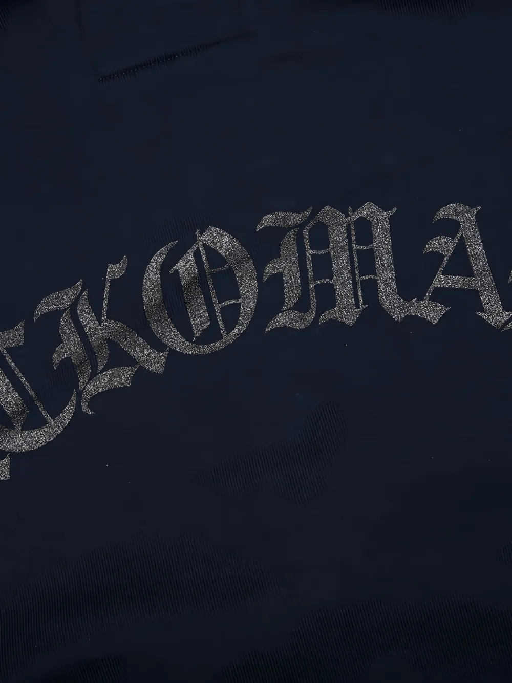 Wacko Maria Logo-print Hoodie In Blue