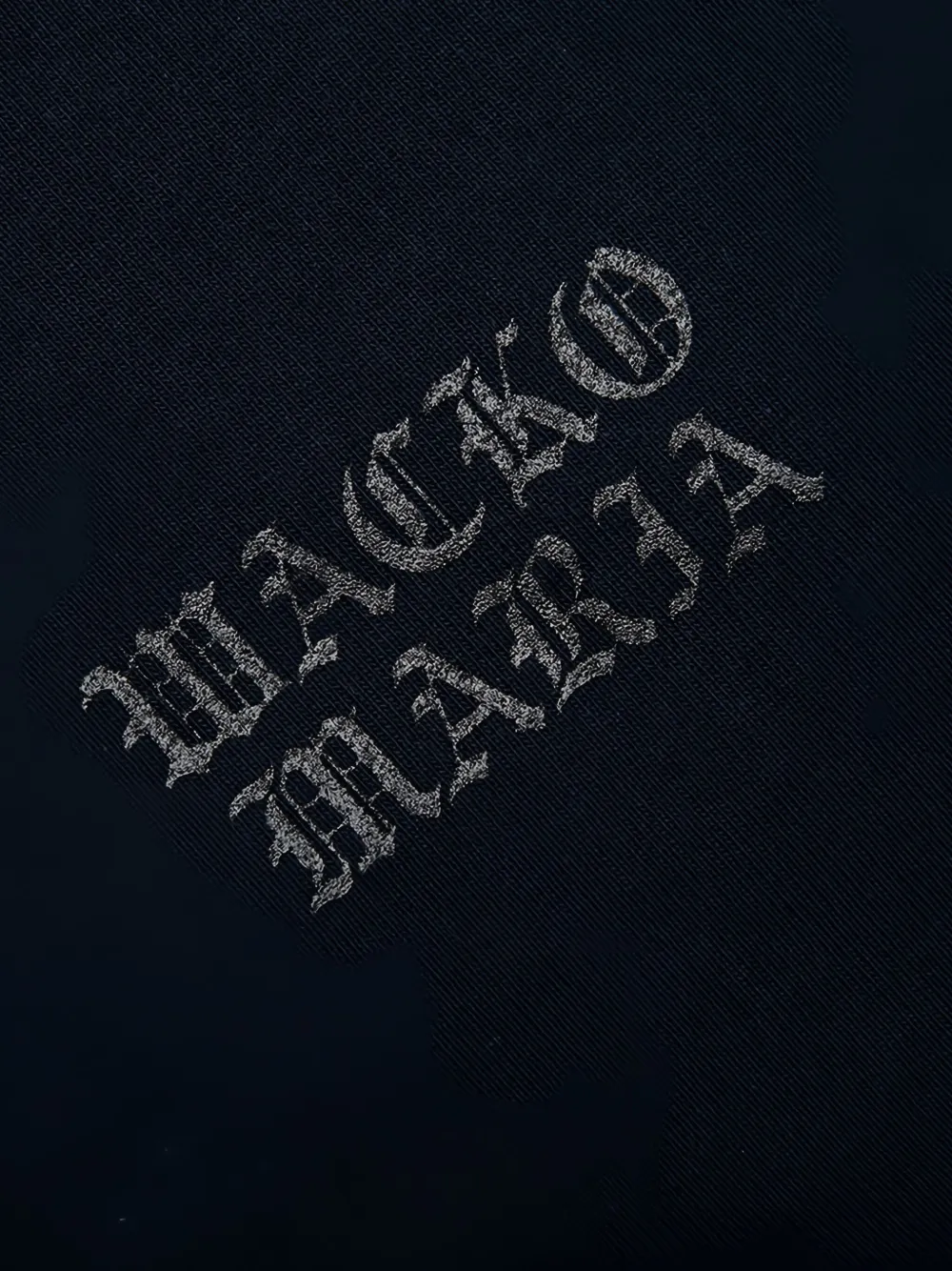 Wacko Maria Logo-print Hoodie In Blue
