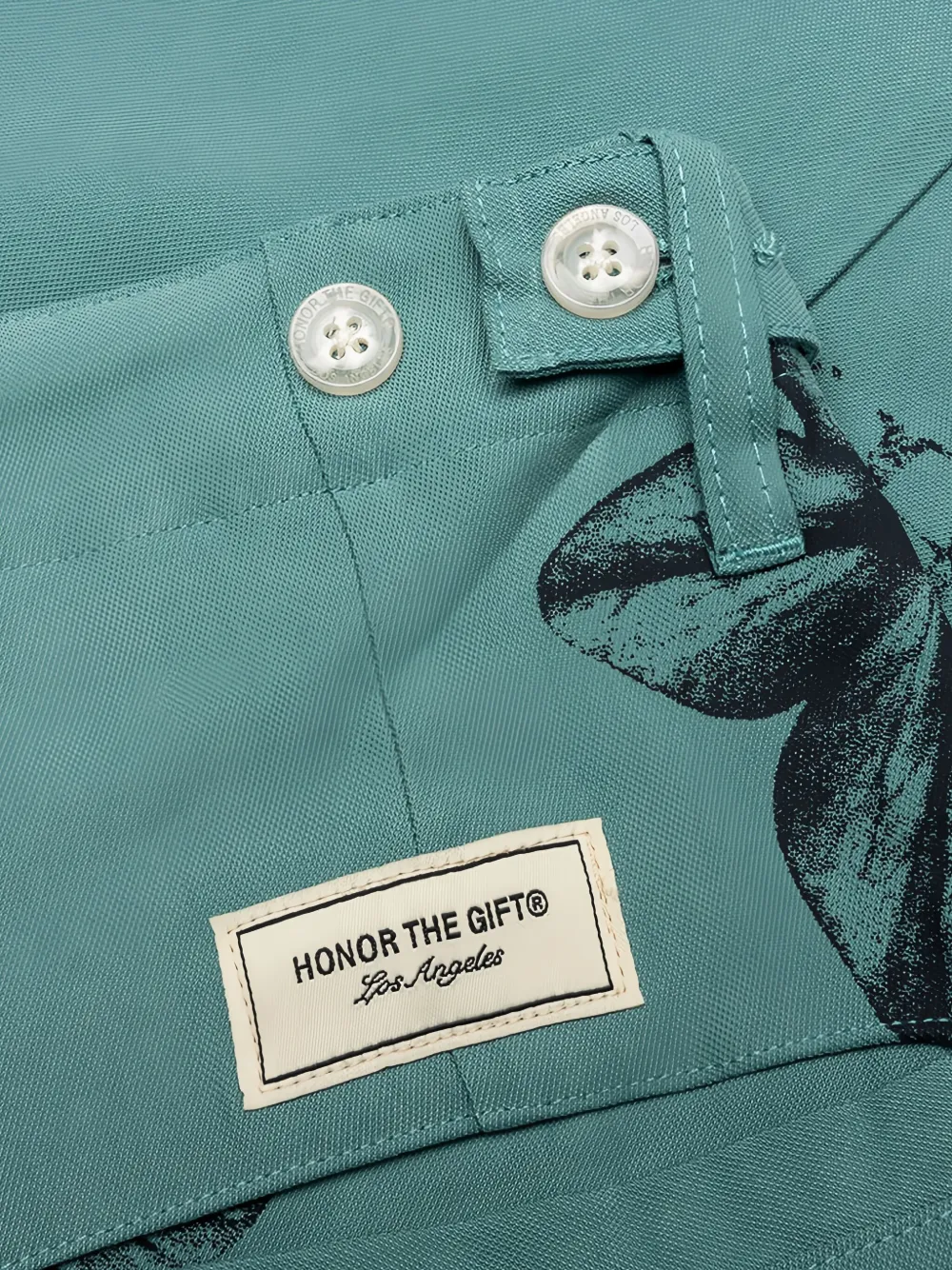 Honor The Gift floral-print shorts Blauw