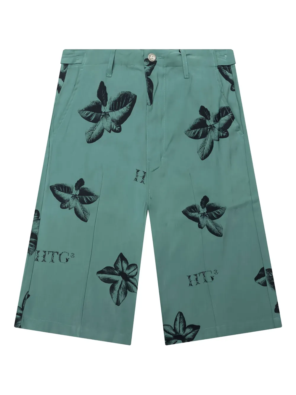 Honor The Gift floral-print shorts Blauw
