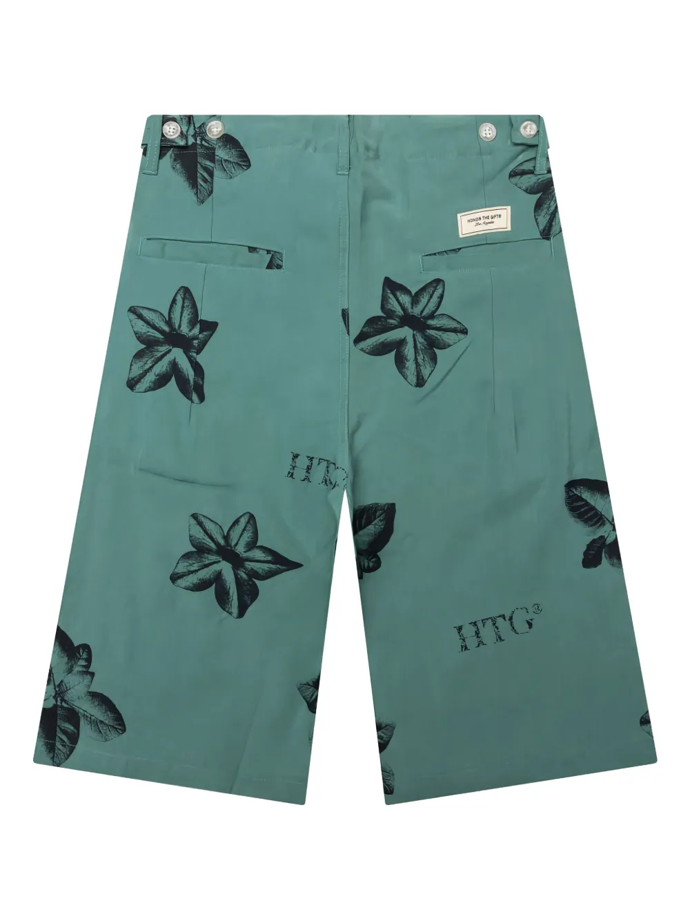 Honor The Gift floral-print shorts Blauw