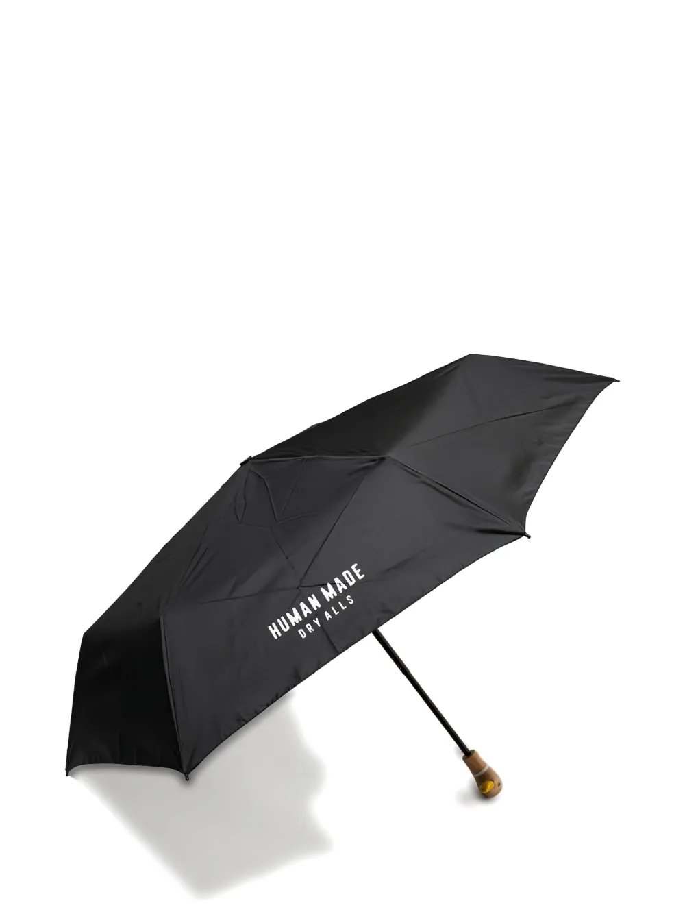 Hu Made Paraplu met logoprint Zwart
