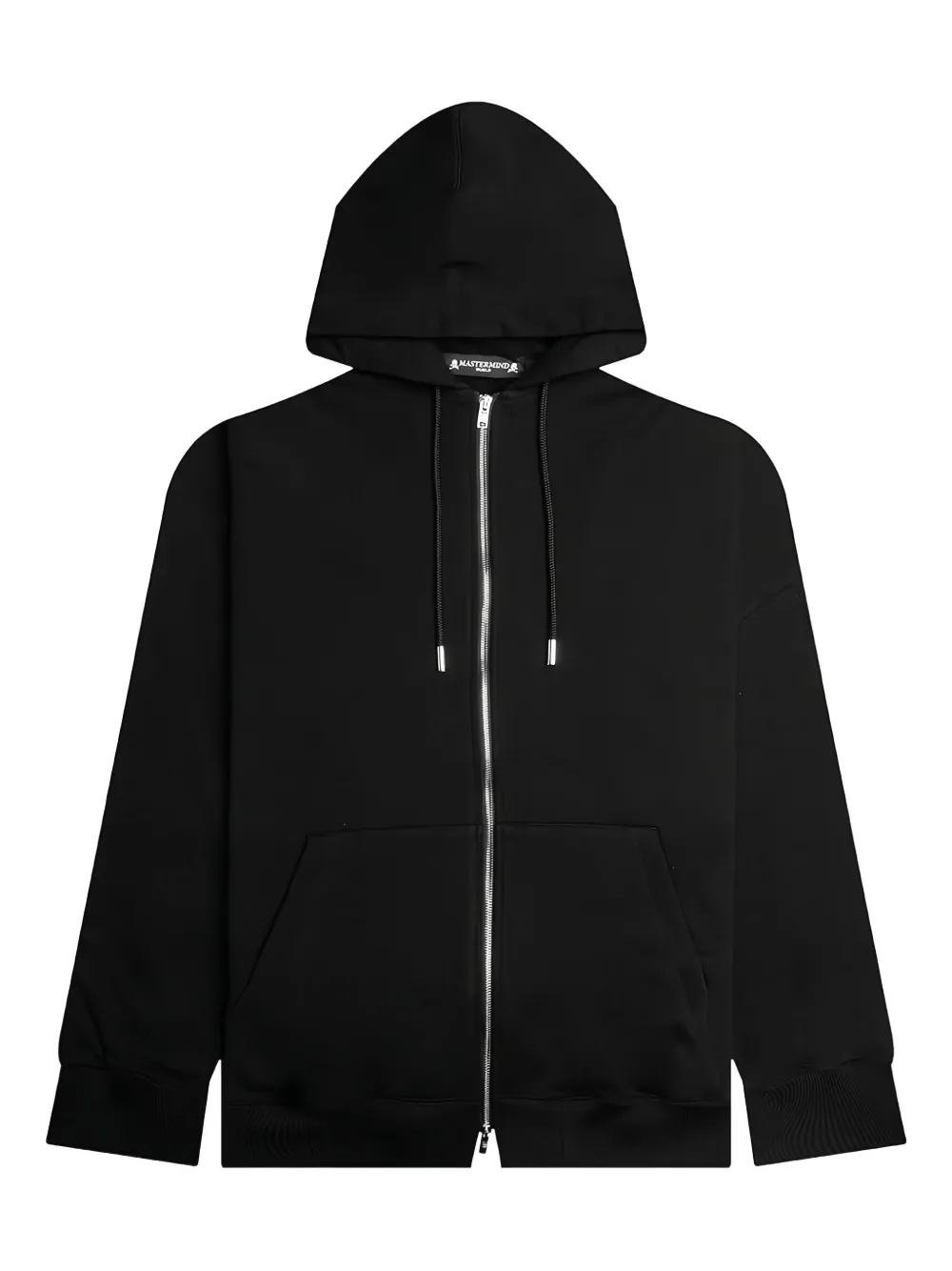 Mastermind World skull-print zip-up hoodie - ブラック Mastermind World skull-print zip-up hoodie - ブラック
