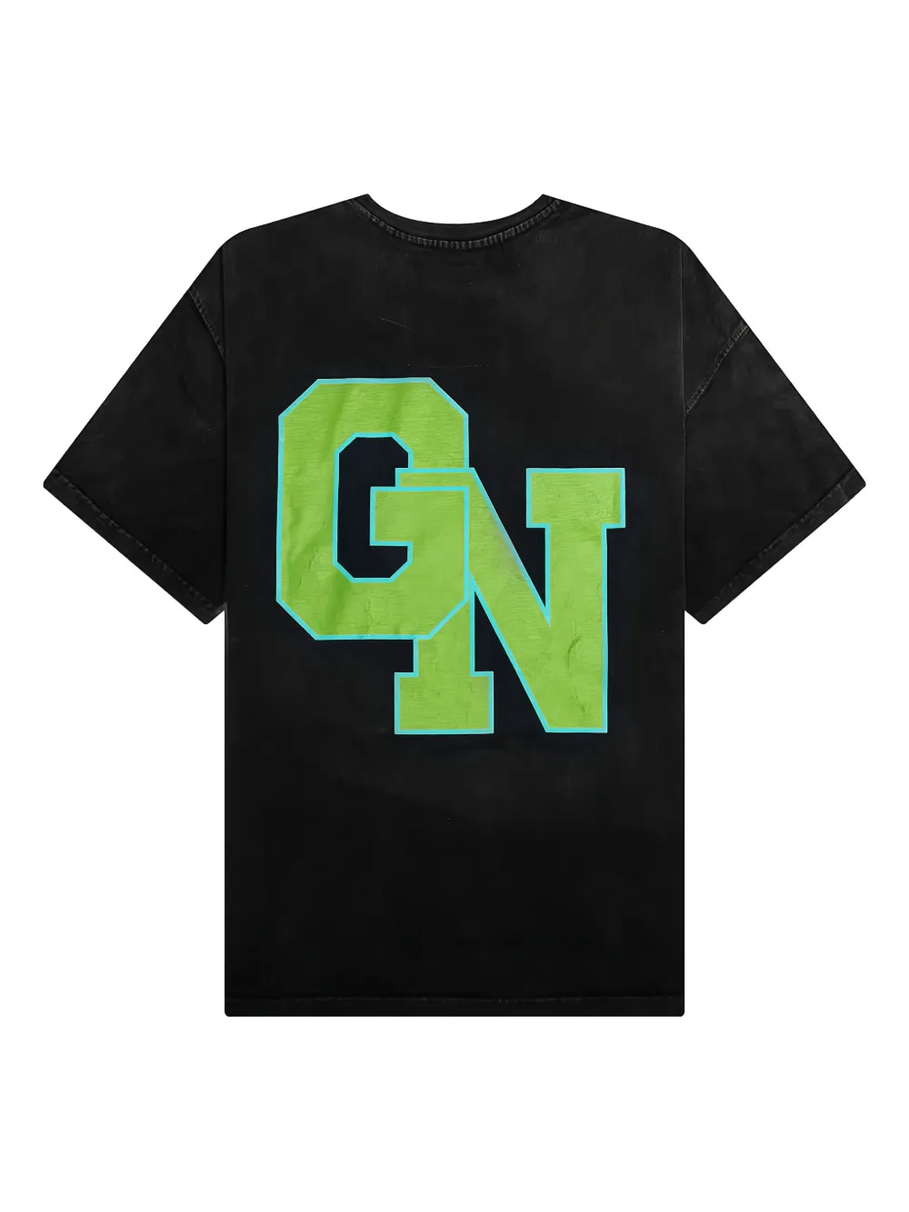 D-R-G-N T-shirt met grafische print - Zwart