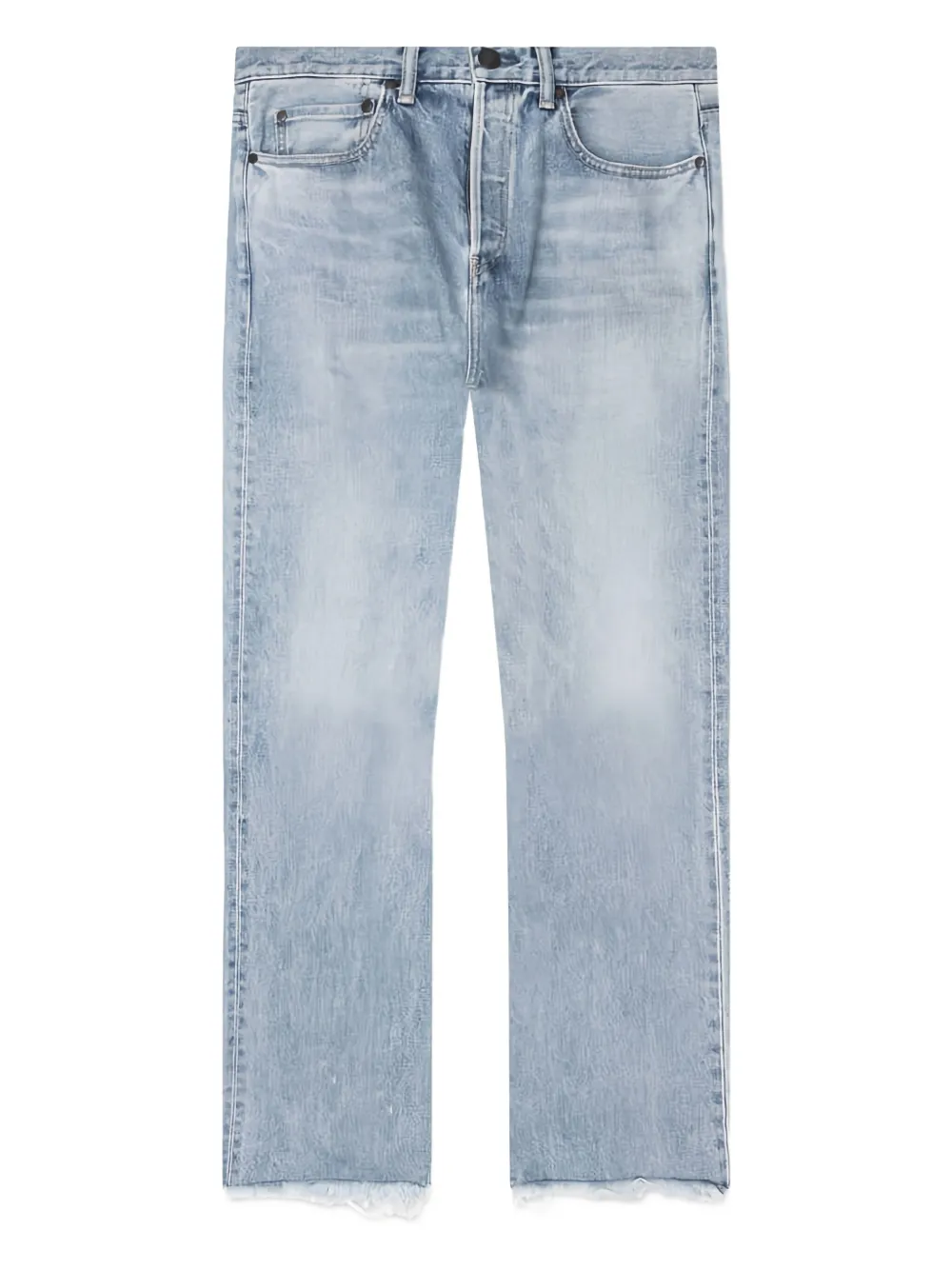 John Elliott Caribou frayed bootcut jeans - ブルー John Elliott Caribou frayed bootcut jeans - ブルー