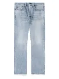 John Elliott Caribou frayed bootcut jeans - Blue