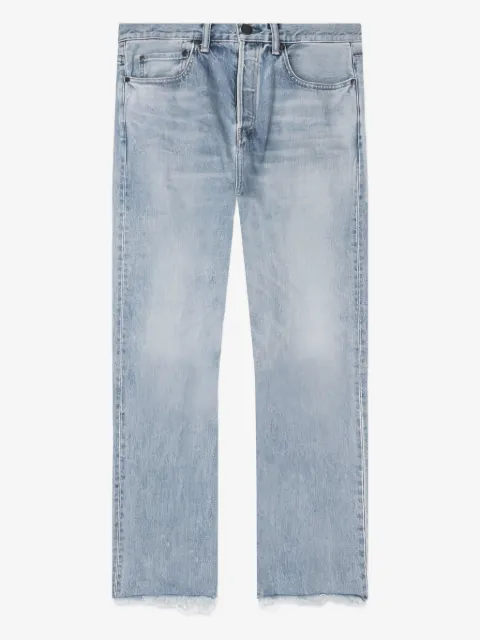 John Elliott Caribou frayed bootcut jeans