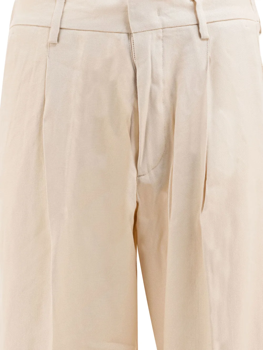 NN07 pleated trousers Beige
