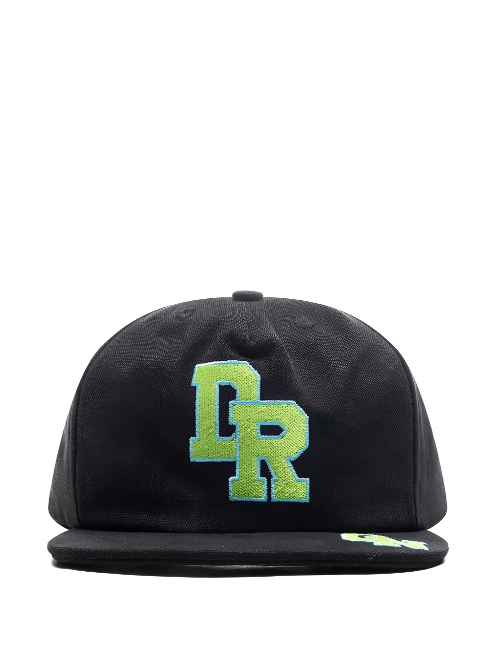 D-R-G-N Symmetry logo-embroidered cap - ブラック D-R-G-N Symmetry logo-embroidered cap - ブラック