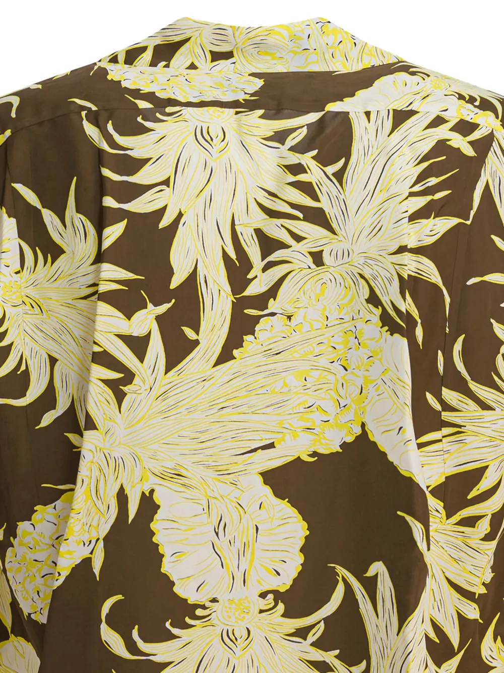 Sun Surf Island Pineapple Shirts Brown In Green