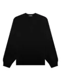 Mastermind World skull crossbones-embroidered sweater - Black