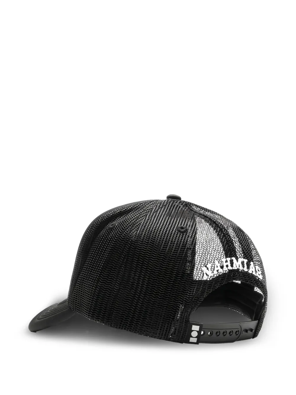 Nahmias Pet met geborduurd logo - Zwart