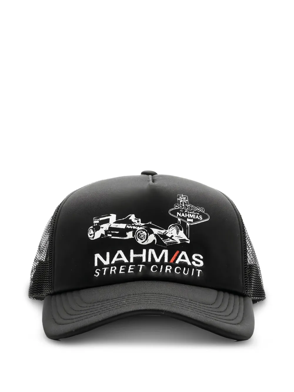 logo-embroidered cap