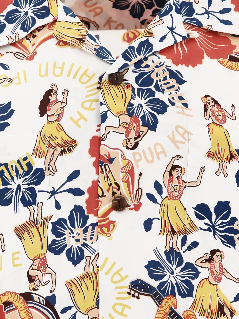 Sun Surf Lovely Hula Hands Shirts White In Multi