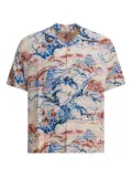 Sun Surf Japan-scenery shirt - Blue