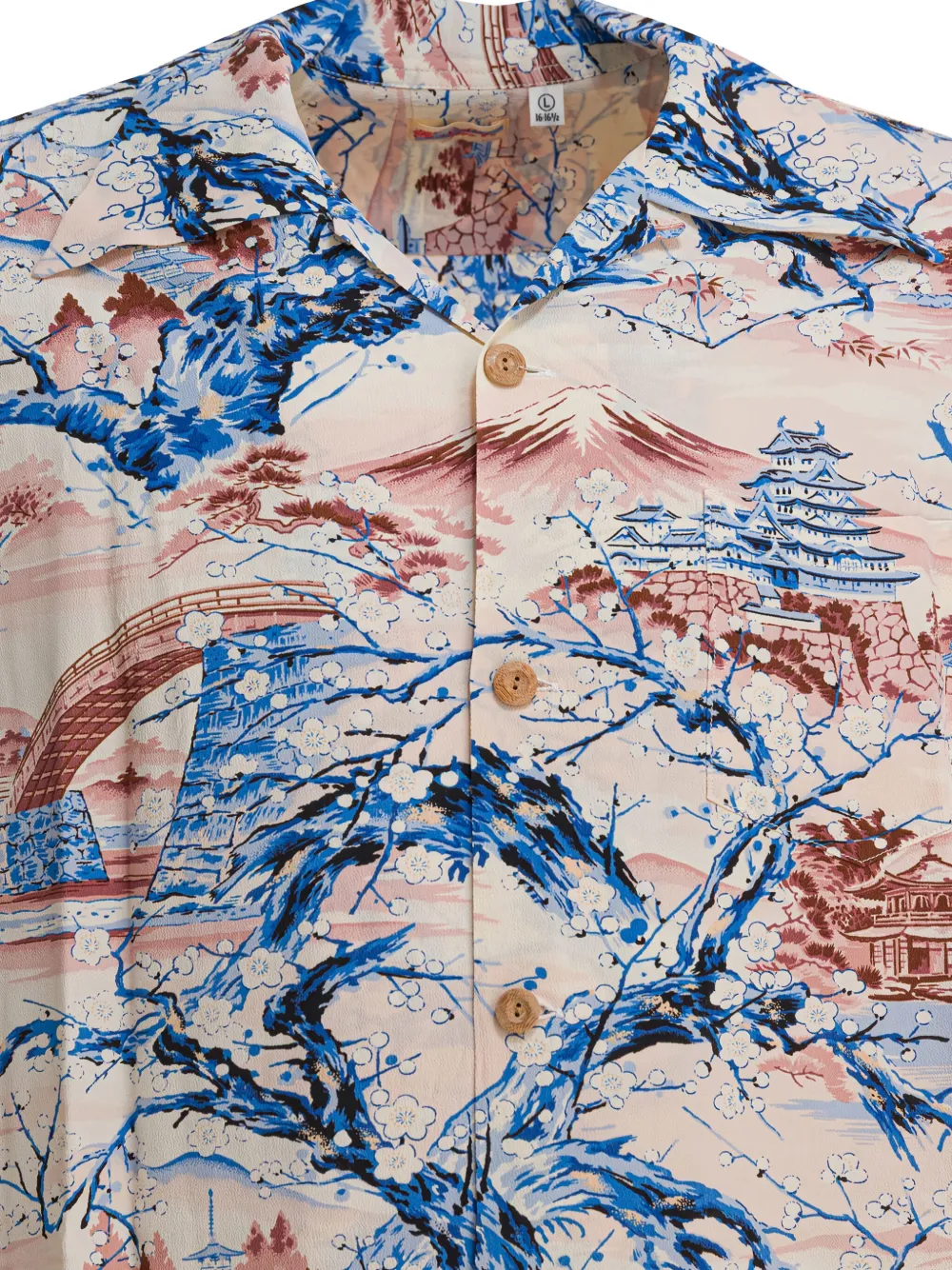 Sun Surf Scenery Of Japan Shirts Light Blue In Multi